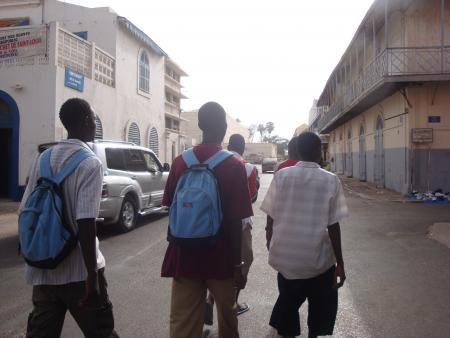 excursion a la playa just afta le bac