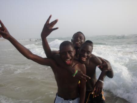 excursion a la playa just afta le bac